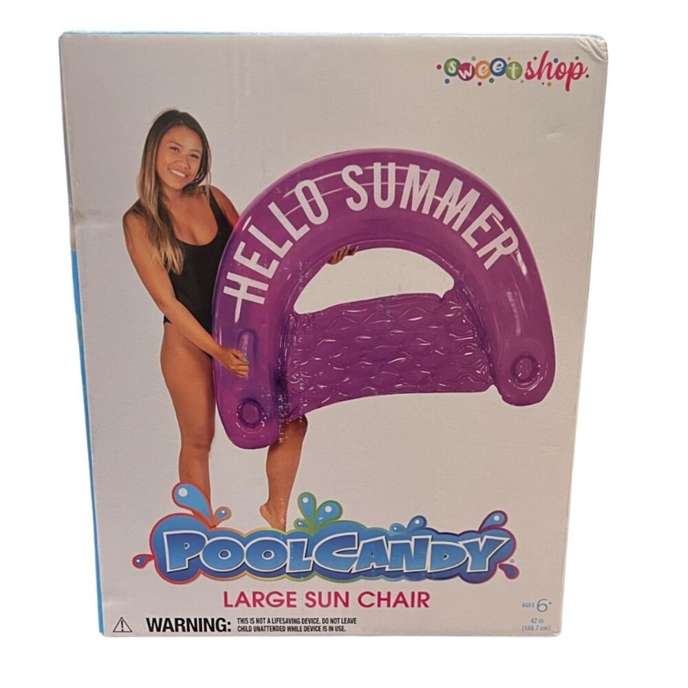 Poolcandy Hello Summer Large Sun Chair